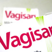 Vagisan als Schriftzug auf einer Packung.