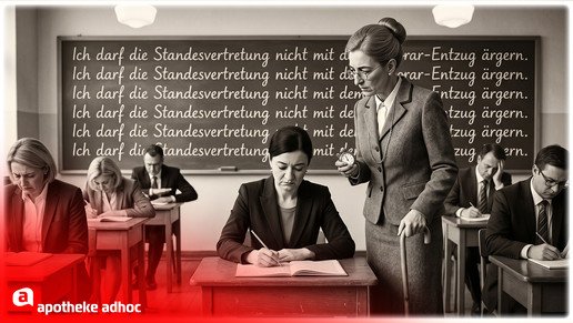 KI-Montage zeigt Paula Piechotta in der Schule 
