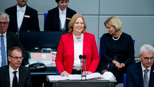 Bärble Bas im Bundestag