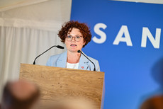 Elisabeth Zehetner auf der Bühne