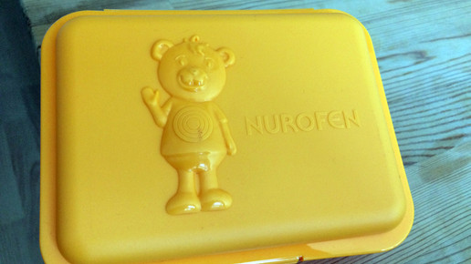werbegeschenk nurofen brotdose aa