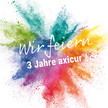 axicur® - rezeptfreie Gesundheit feiert 3. Geburtstag