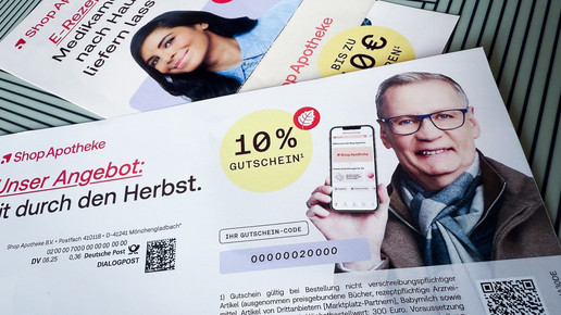 Werbebrief von Shop Apotheke
