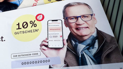 Werbebrief von Shop Apotheke