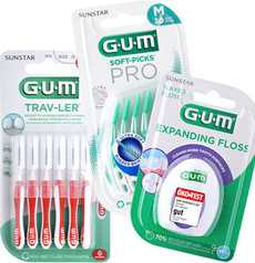 Das Interdental-Sortiment von GUM® bietet passende Lösungen für individuelle Bedürfnisse mit seiner Auswahl an Zahnseiden, Interdentalbürsten und -reinigern – ob für Einsteiger, enge Zahnzwischenräume, empfindliches Zahnfleisch oder Frische-Aroma.