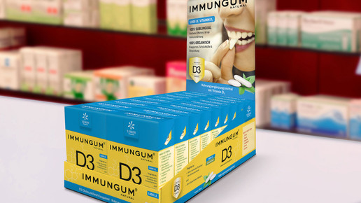 Immungum: Vitamin D zum Kauen