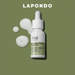Produktbild des Nø Cosmetics Slow Aging Serums vor einem grünen Hintergrund, oben im Bild befindet sich das LAPONDO Logo.