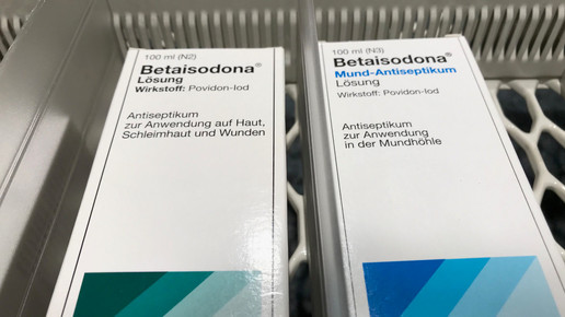 Povidon-Iod: Wirksam gegen Sars-CoV-2