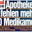 Bild titelt: Apotheken fehlen 1000 Arzneimittel