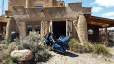 Motorrad in New Mexico statt Offizin in Paderborn