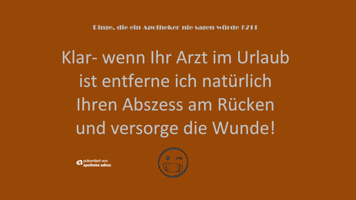 dinge die ein apotheker nie sagen wuerde 211 ddeans