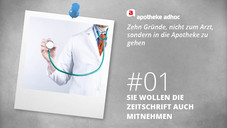 Lieber Apotheke statt Arzt