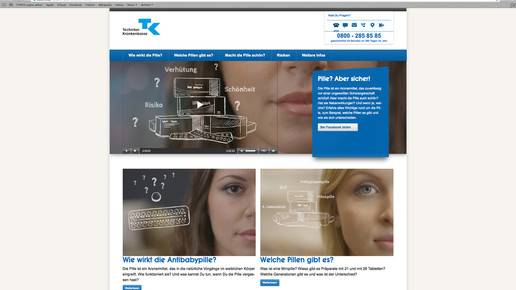 tk pille informationsangebot screenshot