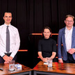 Wie Warkens Spargesetz die Apotheken leer fegt Philipp Zöller (Infectopharm), Dorothee Brakmann (Pharma Deutschland), Sebastian Wachtarz (AbbVie)