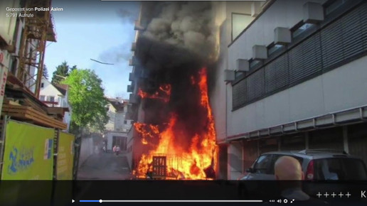 Brand 2 Polizei Aalen