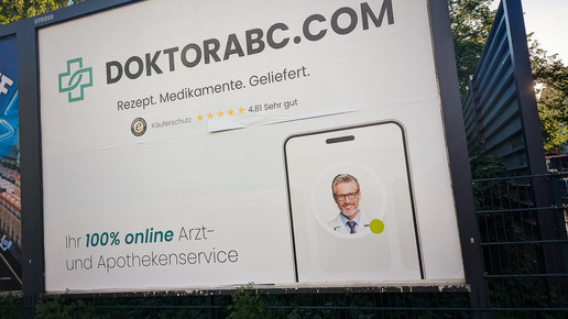 Werbeplakat von DoktorABC