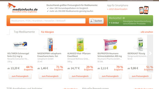 medizinfuchs screenshot