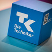 TK-Logo auf Würfel