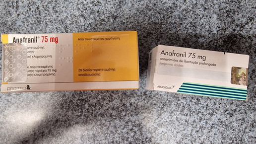 Anafranil: Eine PZN, zwei völlig unterschiedliche Packungen