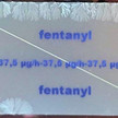 Fentanyl-Pflaster mit Kristallen am Rand