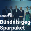 Bündnis gegen das Sparpaket / Phoenix setzt auf Linda / Scholz hat Corona