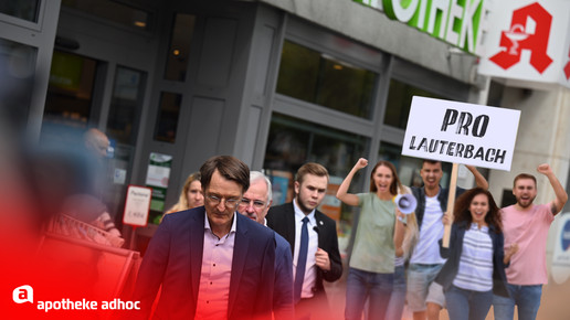 Gegenprotest: Pro-Lauterbach-Demo in Berlin