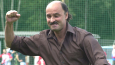 Frank Holzer auf dem Sportplatz