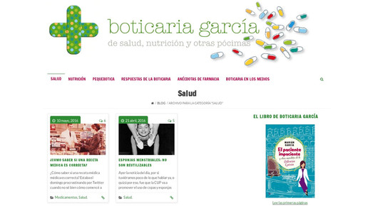 screenshot blog boticaria garcia