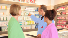 Farbige Kittel zur Unterscheidung