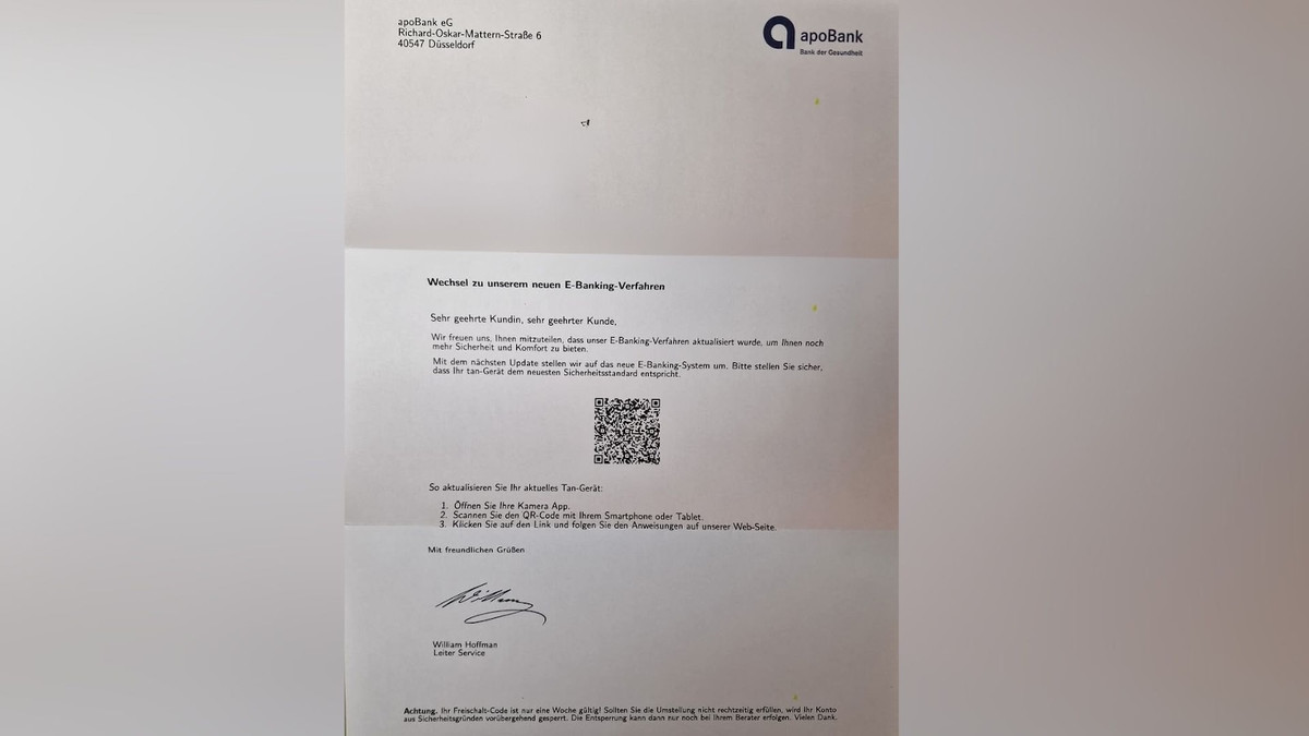 Apobank-Kunden aufgepasst: Phishing-Betrüger machen Druck | APOTHEKE ADHOC