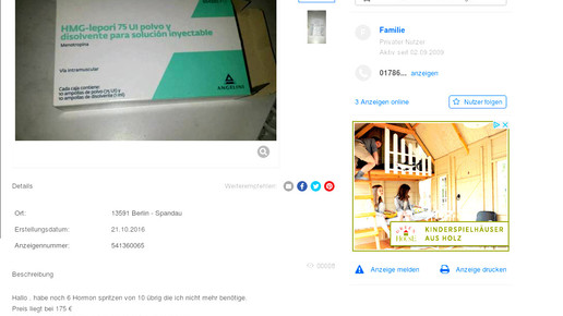 ebay hormonspritzen