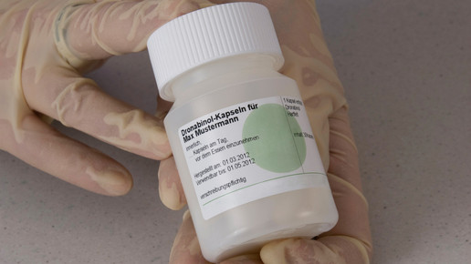 Dronabinol Kapseldose Etikett bionorica