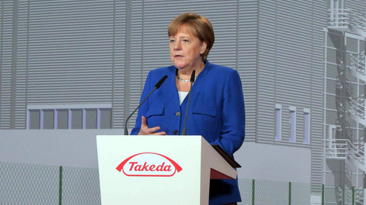 Takeda eroeffnung merkel2 Oranienburg takeda