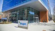 Biogen Headquarter in Cambridge von außen.