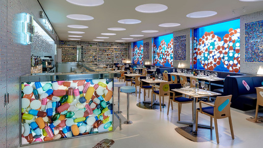 Pharmacy 2 interior 4 Prudence Cuming Associates 2H Restaurant Ltd