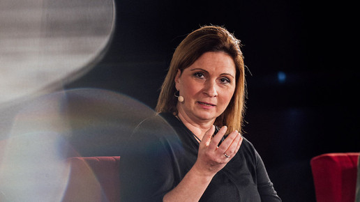 Daniela Hänel auf der Bühne