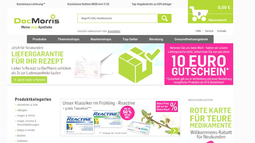 docmorris liefergarantie screenshot