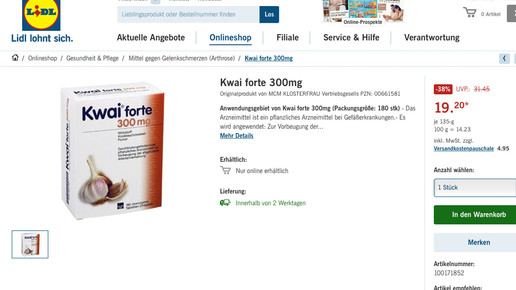 lidl kwaiforte screenshot