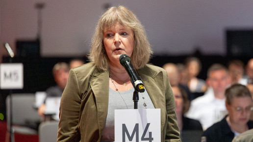 Claudia Korf spricht 