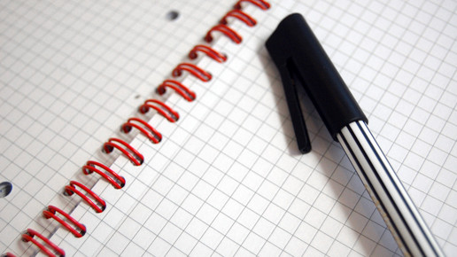 notizen block stift aa