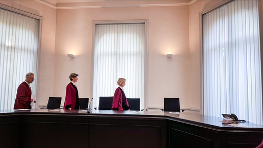 BGH-Richter vor der Verkündung