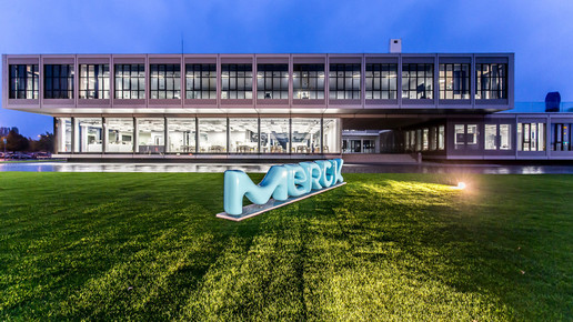 merck hq darmstadt neues logo merck