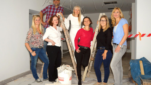 Arbor-Apotheke Hemau Team Baustelle Arbor-Apotheke