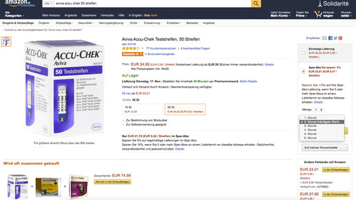 amazon accuchek detail screenshot