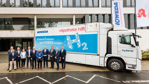 Noweda testet Wasserstoff-LKW