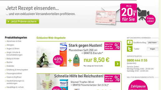 DocMorris: Rx-Boni kosten halbe Million