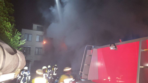 Brand AErztehaus 5 Feuerwehr Wolfenbuettel