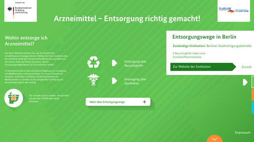 arzneimittelentsorgung berlin screenshot