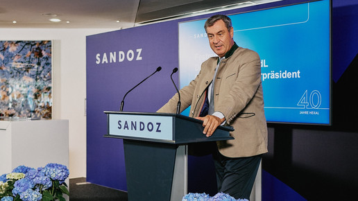 Markus Söder bei Hexal