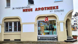 Die "Neue Apotheke am Schloss" in Siegmaringen